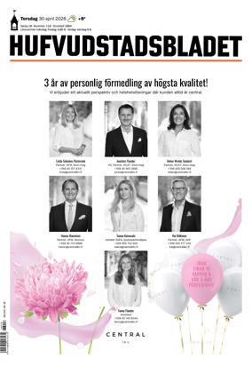 Cover of Hufvudstadsbladet