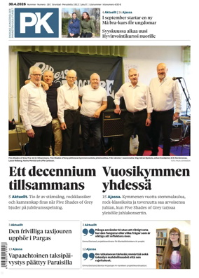 Cover of Pargas Kungorelser - Paraisten Kuulutukset