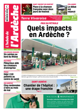 Cover of L'Hebdo de l'Ardeche – edition centre