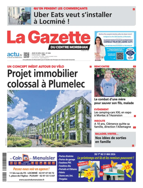 Cover of La Gazette du Centre Morbihan