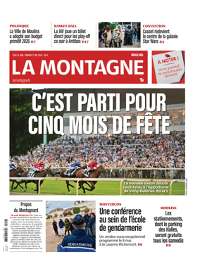 Cover of La Montagne (Moulins)