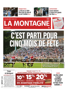 Cover of La Montagne (Vichy)