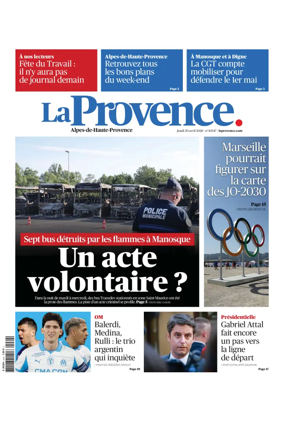 Cover of La Provence Alpes-de-Haute-Provence