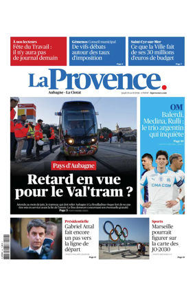 Cover of La Provence Aubagne-La Ciotat