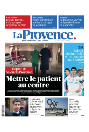 Cover of La Provence Salon-de-Provence / Pays salonais