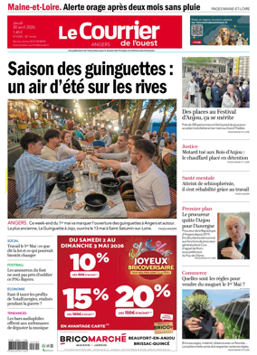 Cover of Le Courrier de l’Ouest (Angers)