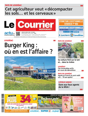 Cover of Le Courrier Independant