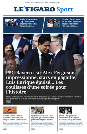 Cover of Le Figaro Sport