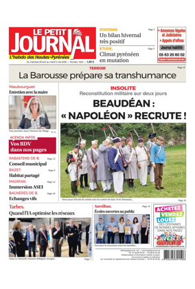 Cover of Le Petit Journal - L'hebdo des Hautes-Pyrenees