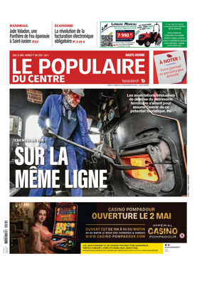 Cover of Le Populaire du Centre (Haute-Vienne)