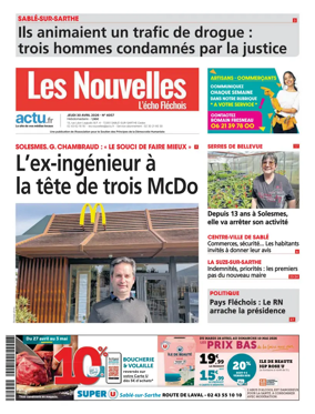 Cover of Les Nouvelles - L'Echo Flechois (FL)