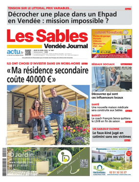Cover of Les Sables Vendee Journal
