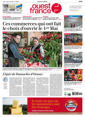 Cover of Ouest France (Orne)