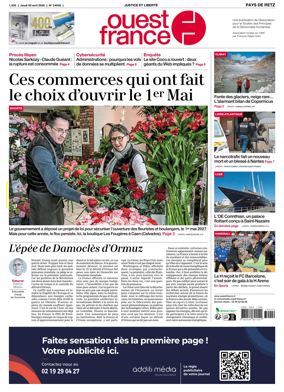 Cover of Ouest France (Pornic / Pays de Retz)