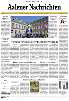 Cover of Aalener Nachrichten