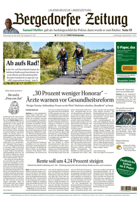 Cover of Bergedorfer Zeitung