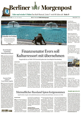 Cover of Berliner Morgenpost
