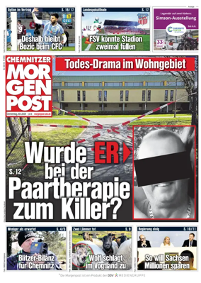 Cover of Chemnitzer Morgenpost