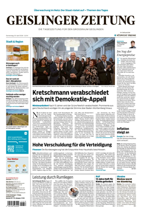 Cover of Geislinger Zeitung