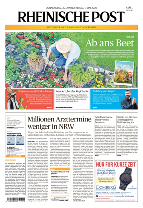 Cover of Rheinische Post Duisburg