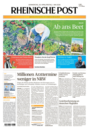 Cover of Rheinische Post Krefeld Kempen