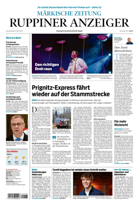 Cover of Ruppiner Anzeiger