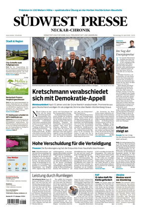 Cover of SUDWEST PRESSE - Neckar-Chronik