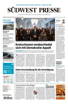 Cover of Sudwest Presse