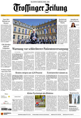 Cover of Trossinger Zeitung