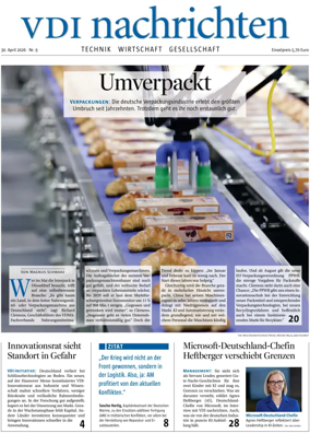 Cover of VDI Nachrichten
