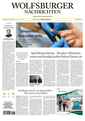 Cover of Wolfsburger Nachrichten (Helmstedt)