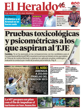 Cover of Diario El Heraldo