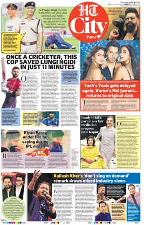 Cover of Hindustan Times (Patna) - Live