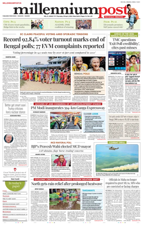 Cover of Millennium Post