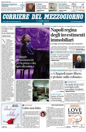 Cover of Corriere del Mezzogiorno (Campania)