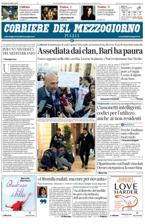 Cover of Corriere del Mezzogiorno (Puglia)