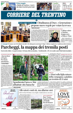 Cover of Corriere del Trentino
