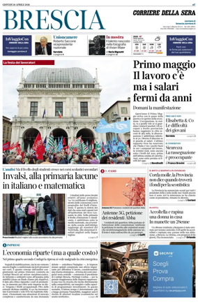 Cover of Corriere della Sera (Brescia)