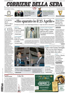 Cover of Corriere della Sera