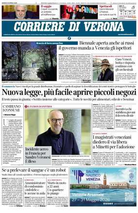 Cover of Corriere di Verona