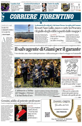 Cover of Corriere Fiorentino