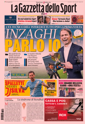 Cover of La Gazzetta dello Sport