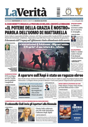 Cover of La Verita (Italia)