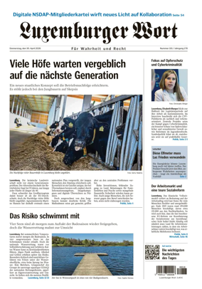 Cover of Luxemburger Wort