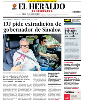 Cover of El Heraldo de Chihuahua