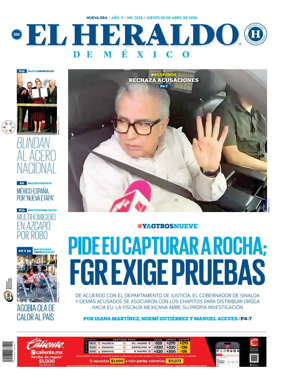Cover of El Heraldo de Mexico