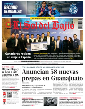 Cover of El Sol de Bajio