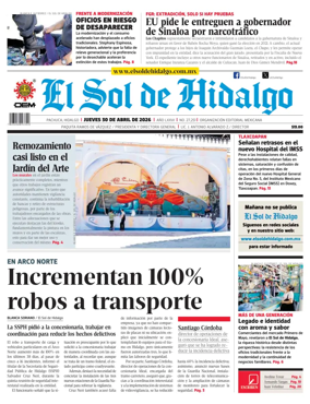 Cover of El Sol de Hidalgo