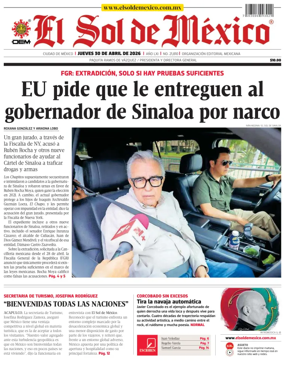 Cover of El Sol de Mexico