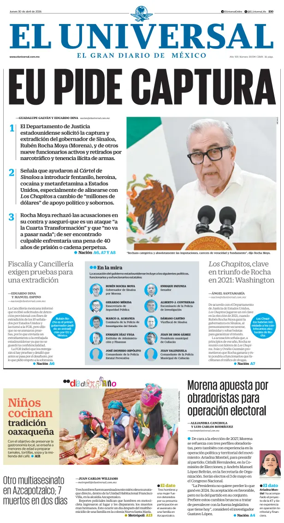 Cover of El Universal